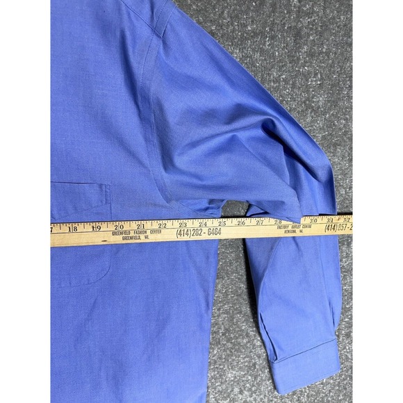 Vintage Brooks Brothers 346 Regular Fit Button Up Dress Shirt Mens Size 16.5-2/3 - Picture 7 of 8